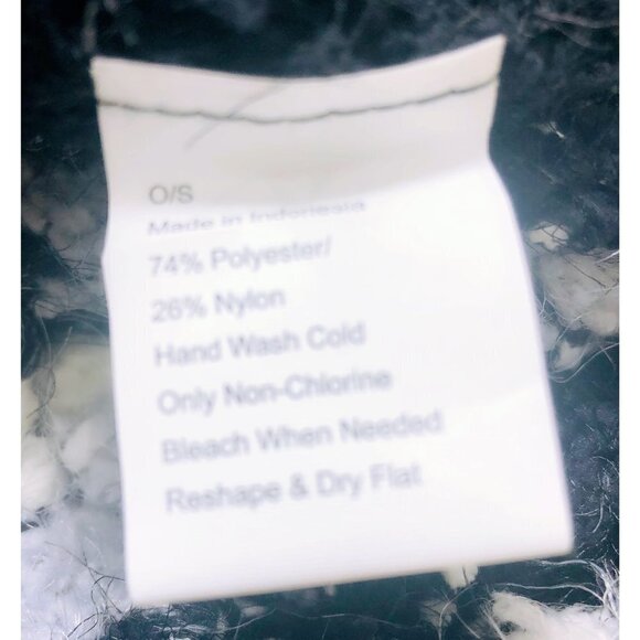 Cuddl Duds Womens Black White Striped Soft Chunky Knit Infinity Scarf New - Picture 9 of 10